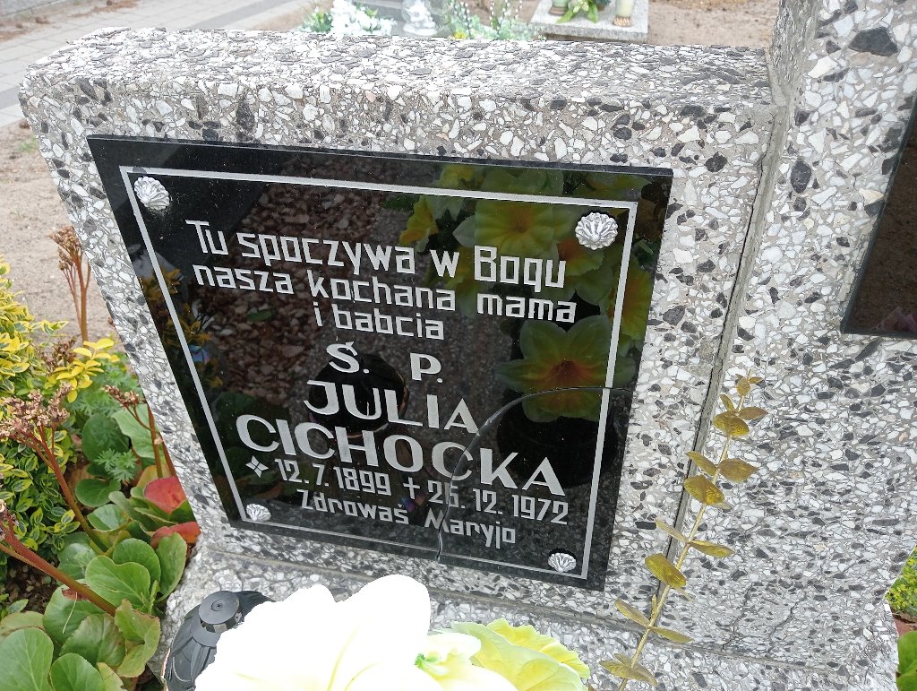 Julia Cichocka 1899 Milicz-Gądkowice - Grobonet - Wyszukiwarka osób pochowanych