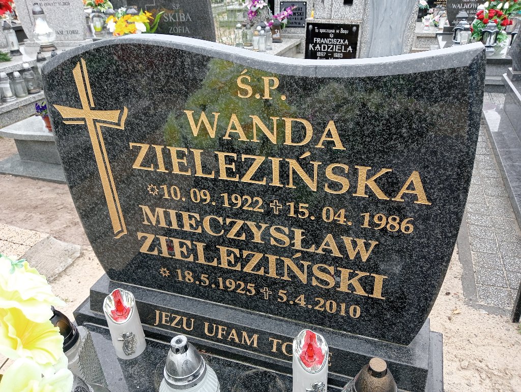 Mieczysław Zieleziński 1925 Milicz-Gądkowice - Grobonet - Wyszukiwarka osób pochowanych