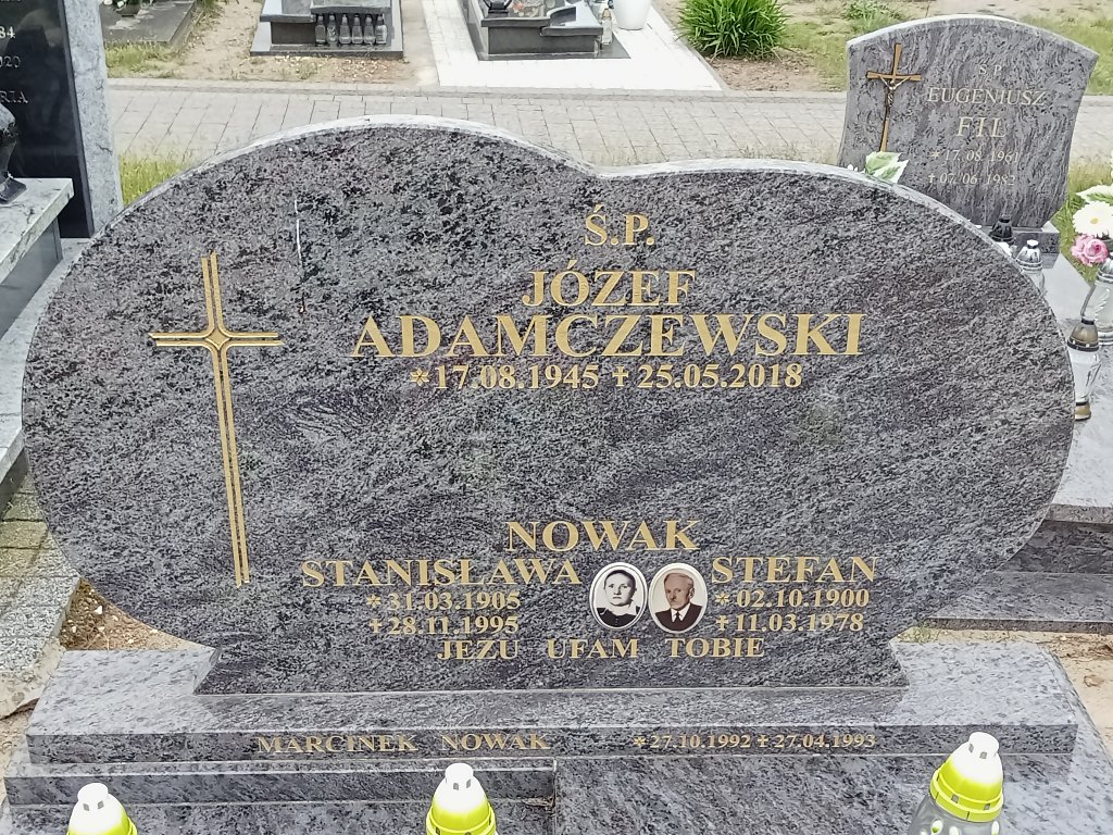 Józef Adamczewski 1945 Milicz-Gądkowice - Grobonet - Wyszukiwarka osób pochowanych