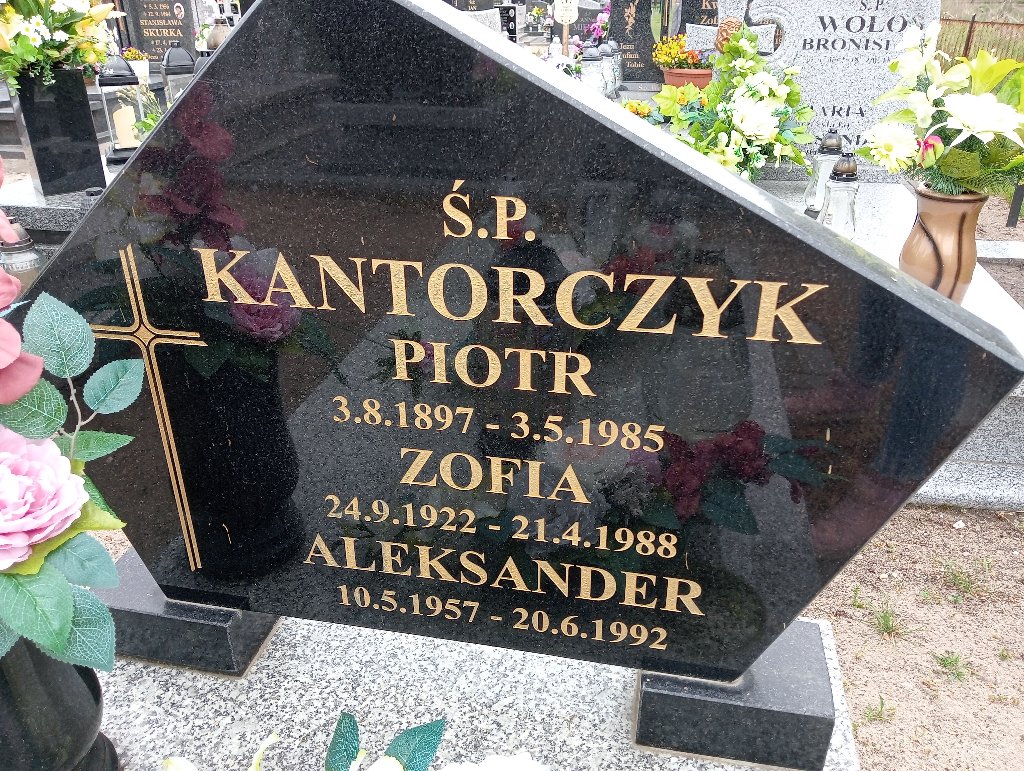 Zofia Kantorczyk 1922 Milicz-Gądkowice - Grobonet - Wyszukiwarka osób pochowanych