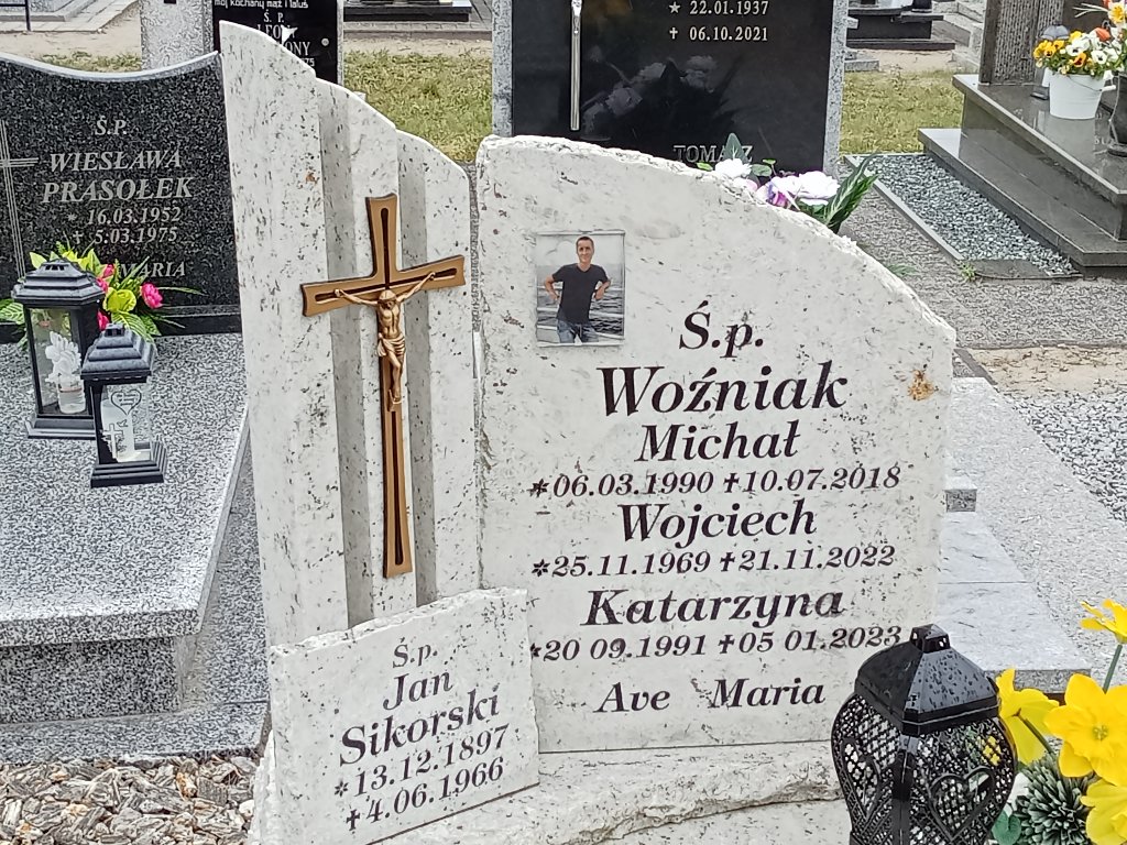 Wojciech Woźniak 1969 Milicz-Gądkowice - Grobonet - Wyszukiwarka osób pochowanych